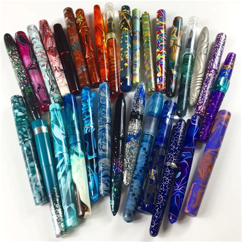 fountain pens are made with a high quality resin
